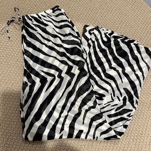 Rat and Boa Sheer Zebra Print Pants